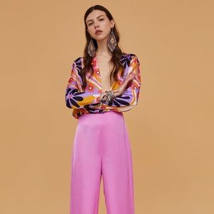 NWT zara women’s floral bodysuit